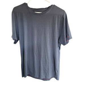 Rhone Mens Large Navy Blue Statue of Liberty Short Sleeve T-shirt Graphic Print